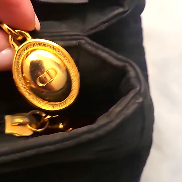 Christian Dior black nylon Lady Dior handbag - Picture 7 of 16